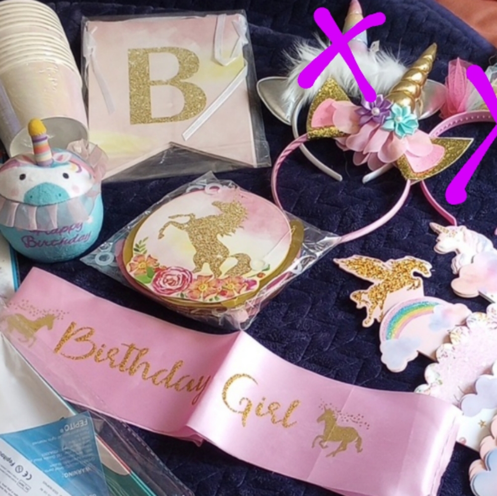 Unicorn Birthday decorations